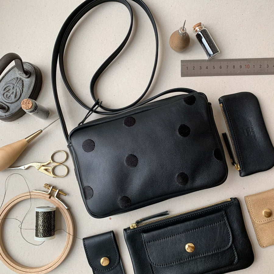 sac brodé main collab exclusive St Loup x Virgine Renault